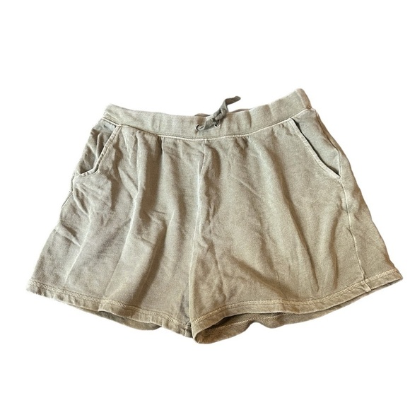 Old Navy Pants - Old Navy Sweatpant Shorts / Green / Size Medium / Oversized / 3" inseam